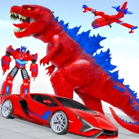 Dino Transformar Corrida